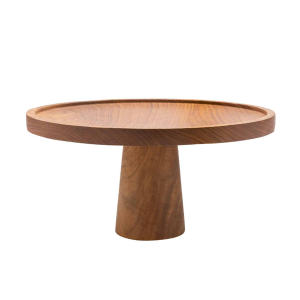 Recycled Teak Cake Stand Ø 28 cm - Original Home
