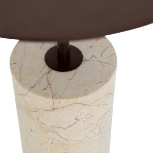 Table d'appoint Marbre et métal - Urban Nature Culture