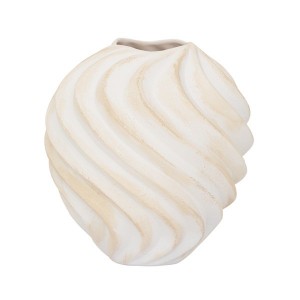 Vase Ribbed céramique beige -Urban Nature Culture