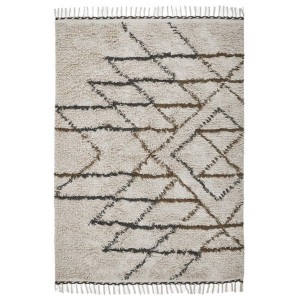 Tapis Indi Blanc cassé Coton - House Doctor