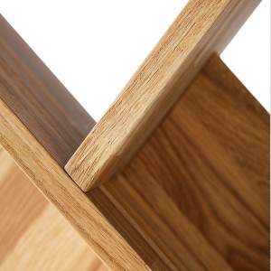 Ottawa Magazine Rack Solid Oak - Muubs