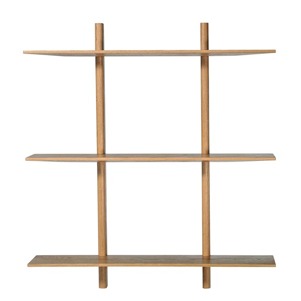 Natural Light Oak Shelving System - Muubs