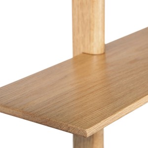 Natural Light Oak Shelving System - Muubs