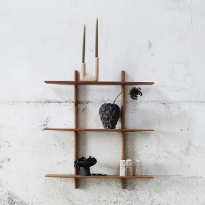 Natural Light Oak Shelving System - Muubs
