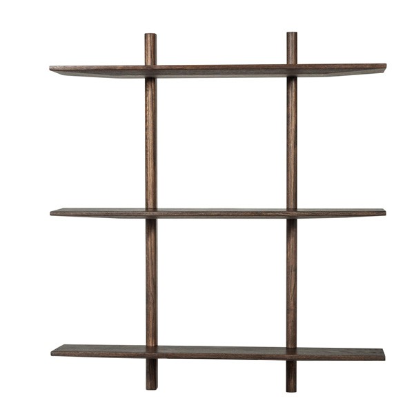 Dark Light Oak Shelving System - Muubs