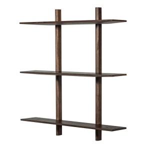 Dark Light Oak Shelving System - Muubs