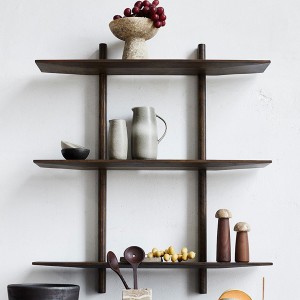 Dark Light Oak Shelving System - Muubs