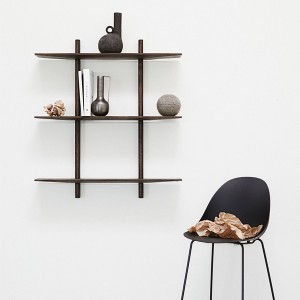 Dark Light Oak Shelving System - Muubs