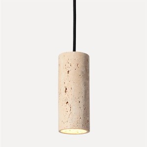 Core Tranvertin pendant light - Made By Hand