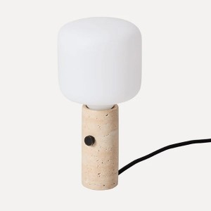 Lampe de table Core Travertin - Made by Hand