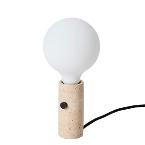 Lampe de table Core Travertin - Made by Hand