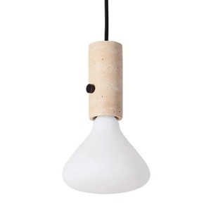 Core Tranvertin pendant light - Made By Hand