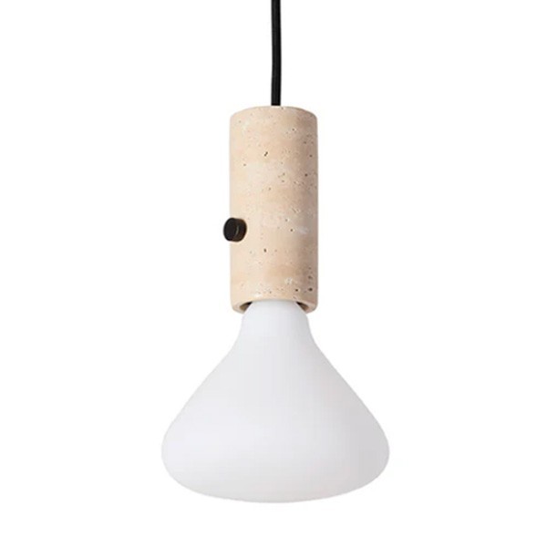 Core Tranvertin pendant light - Made By Hand