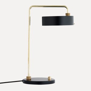 Deep Black Table Lamp - Made By Hand