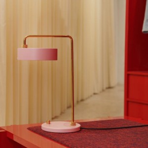 Light Pink table lamp - Made By Hand