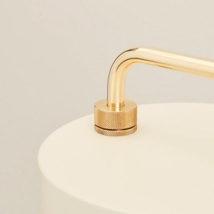 Oyster White Table Lamp - Made By Hand