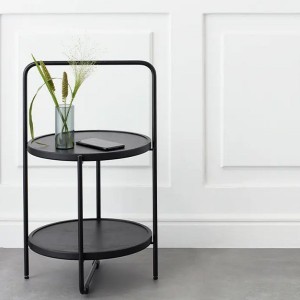 Table with Tray Ø36 Black Ash - Andersen