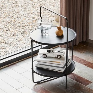 Table à Plateau Ø46 Frêne noir - Andersen