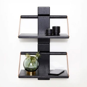 Small Wall Shelf Black Oak - Andersen