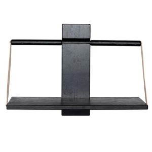 Black Oak Wall Shelf M - Andersen