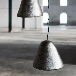 Hima M pendant light Antique gray Aluminum - Muubs