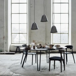 Hima M pendant light Antique gray Aluminum - Muubs