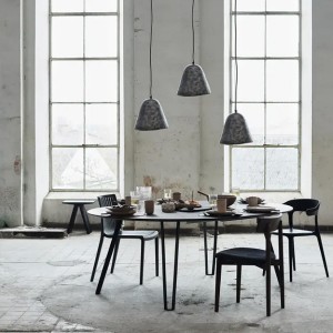 Suspension Hima en Acier Patiné – Lampe Industrielle pour Ambiance Cosy