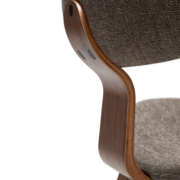 Chaise BUCKLE Marron - Dan Form