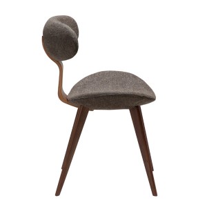 Chaise BUCKLE Marron - Dan Form