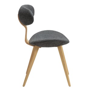 Chaise BUCKLE grise - Dan Form