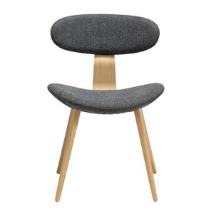 Chaise BUCKLE grise - Dan Form