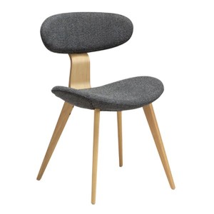 BUCKLE chair gray - Dan Form
