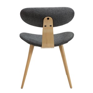 Chaise BUCKLE grise - Dan Form