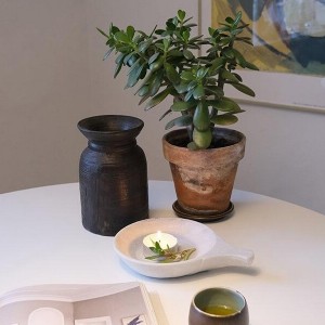 Marble bowl with handle S - Trademark Living