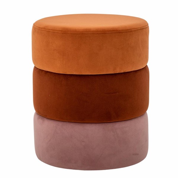 Bilbao Pouf Orange - Bloomingville