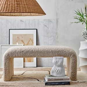 Banc Bobbie Nature Polyester - Bloomingville