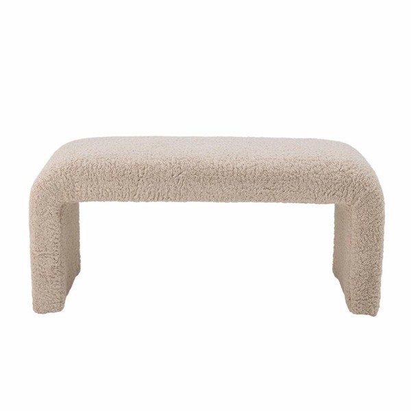 Bobbie Nature Polyester Bench - Bloomingville