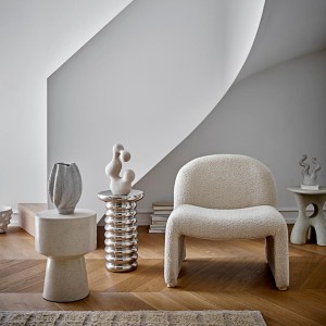 Basso Nature Resin Side Table - Bloomingville