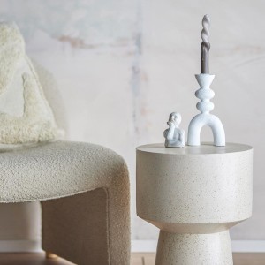 Basso Nature Resin Side Table - Bloomingville