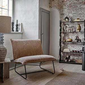 Fauteuil Cape Marron Polyester Recyclé - Bloomingville