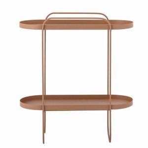 Reet Side Table Brown Metal - Bloomingville
