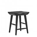 Tabouret Portland manguier Noir - Affari Of Sweden