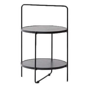 Table d'appoints plateau Ø46 cm Cadre Noir - Andersen