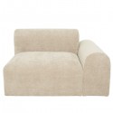 Tao AL almond milk modular armchair Left - Urban Nature Culture,