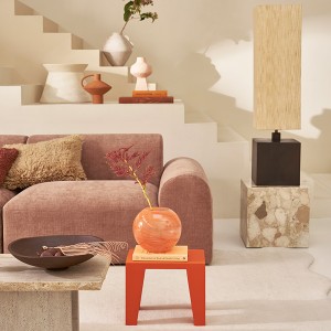 Fauteuil modulaire Tao AL vieux rose Gauche - Urban Nature Culture,