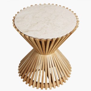 Infinity hourglass side table Sungkai - Raw Materials