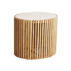 Table d'appoint Infinity ovale Sungkai - Raw Materials