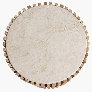 Infinity round side table Sungkai - Raw Materials