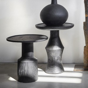 Table d'appoint Nero Minuit Teck - Raw Materials