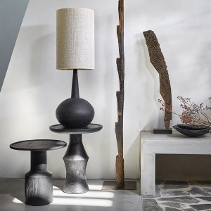 Table d'appoint Nero Twilight Teck - Raw Materials